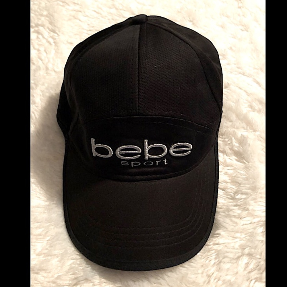 Bebe Sport black and silver baseball cap